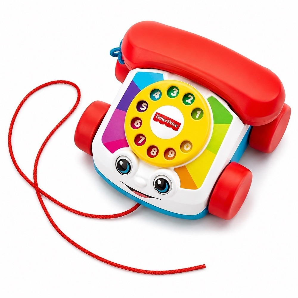 Fisher-Price Chatter Telephone Pull Toy Classic Retro Toddler Preschool Toy 2015